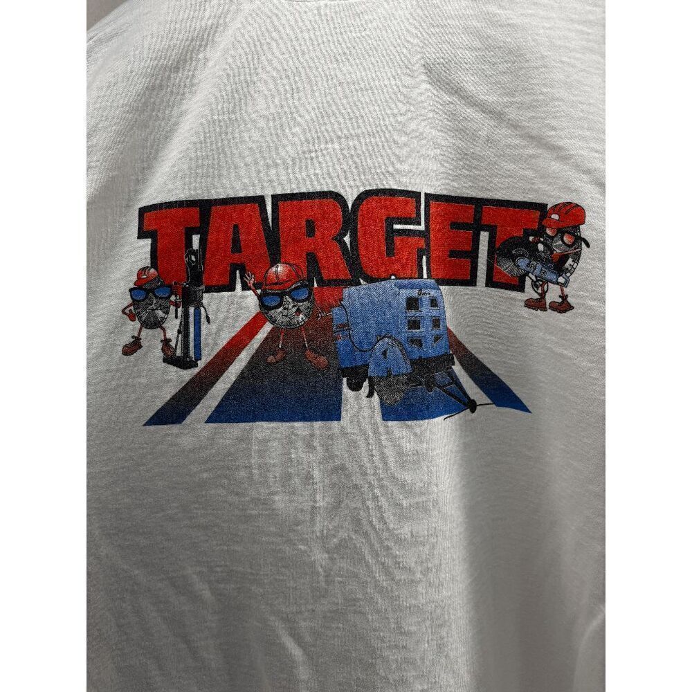 Vintage Target Saws and Blades Pocket Shirt Menx 2XL Very Rare!
